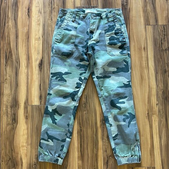 KanCan Green Camouflage Joggers - Picture 6 of 6